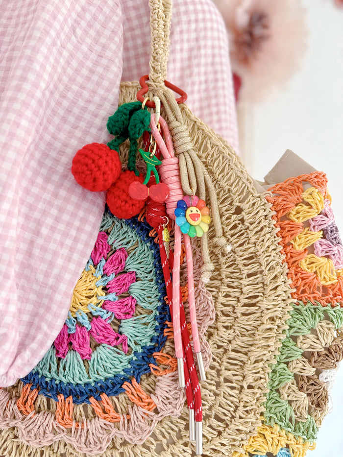TASCHEN-/SCHLÜSSELANHÄNGER - KIRSCHE -