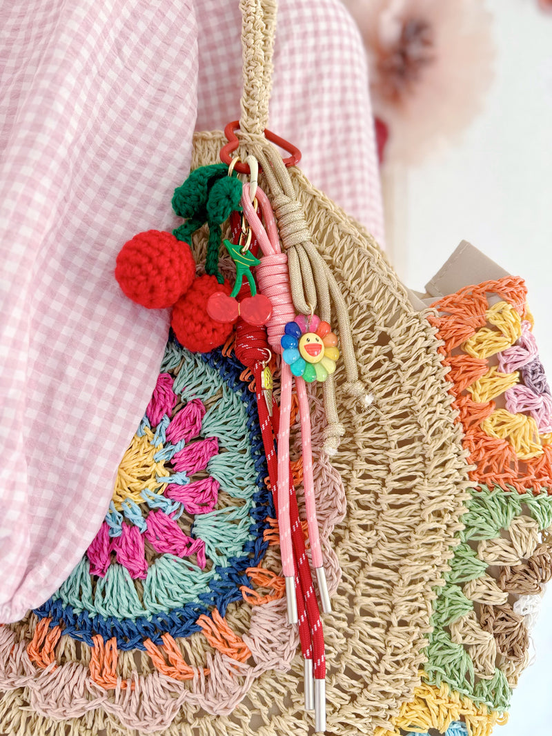 TASCHEN-/SCHLÜSSELANHÄNGER - KIRSCHE -