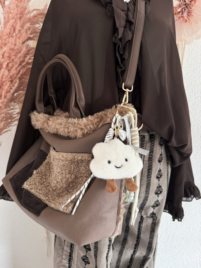 TASCHEN-/HANDY-/SCHLÜSSELANHÄNGER - WOLKE -