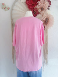 T-SHIRT MIT COWBOYHÜTEN IN PINK - ONE SIZE -