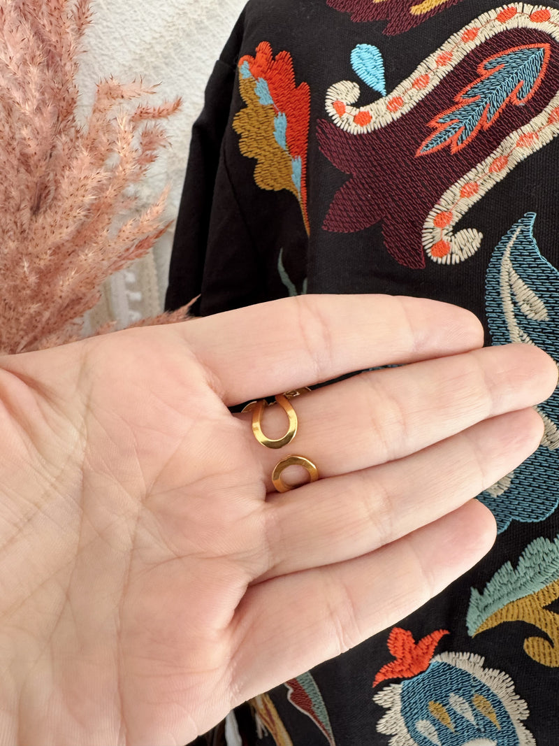 RING MIT SCHILDKRÖTE - GOLD -