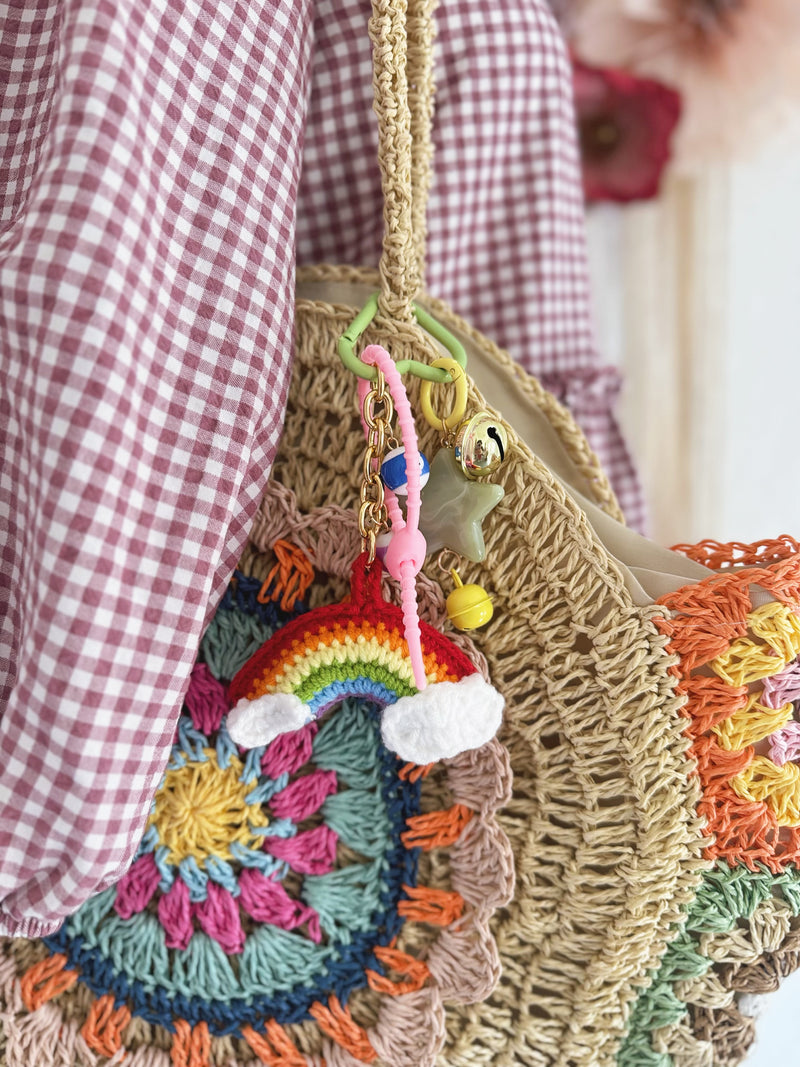 TASCHEN-/SCHLÜSSELANHÄNGER - REGENBOGEN -