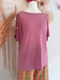 BASIC T-SHIRT IN ALTROSA - ONE SIZE -
