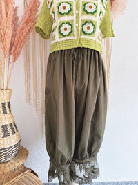 BLOOMER PANTS IN KHAKI - ONE SIZE -