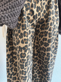 CORDHOSE MIT LEOPRINT - ONE SIZE -