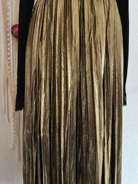 PLISSEEROCK IN GOLD - ONE SIZE -