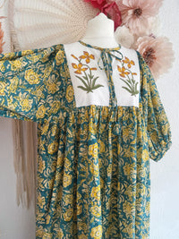 BOHO-TRAUM IM BLOCKPRINT-LOOK MODELL D - ONE SIZE -