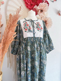 BOHO-TRAUM IM BLOCKPRINT-LOOK MODELL B - ONE SIZE -