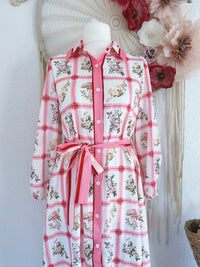 MAXIKLEID IM COTTAGE STIL - VERSCH. GRÖßEN