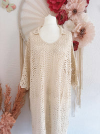 OVERSIZED CROCHETKLEID - ONE SIZE -