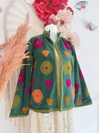 BOHOJACKE MIT STICKEREIEN - MODELL 2 - ONE SIZE -