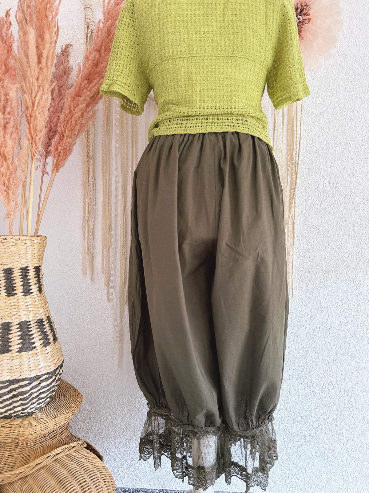 BLOOMER PANTS IN KHAKI - ONE SIZE -