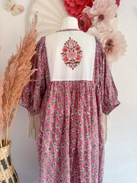 BOHO-TRAUM IM BLOCKPRINT-LOOK MODELL A - ONE SIZE -