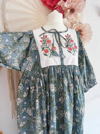 BOHO-TRAUM IM BLOCKPRINT-LOOK MODELL B - ONE SIZE -