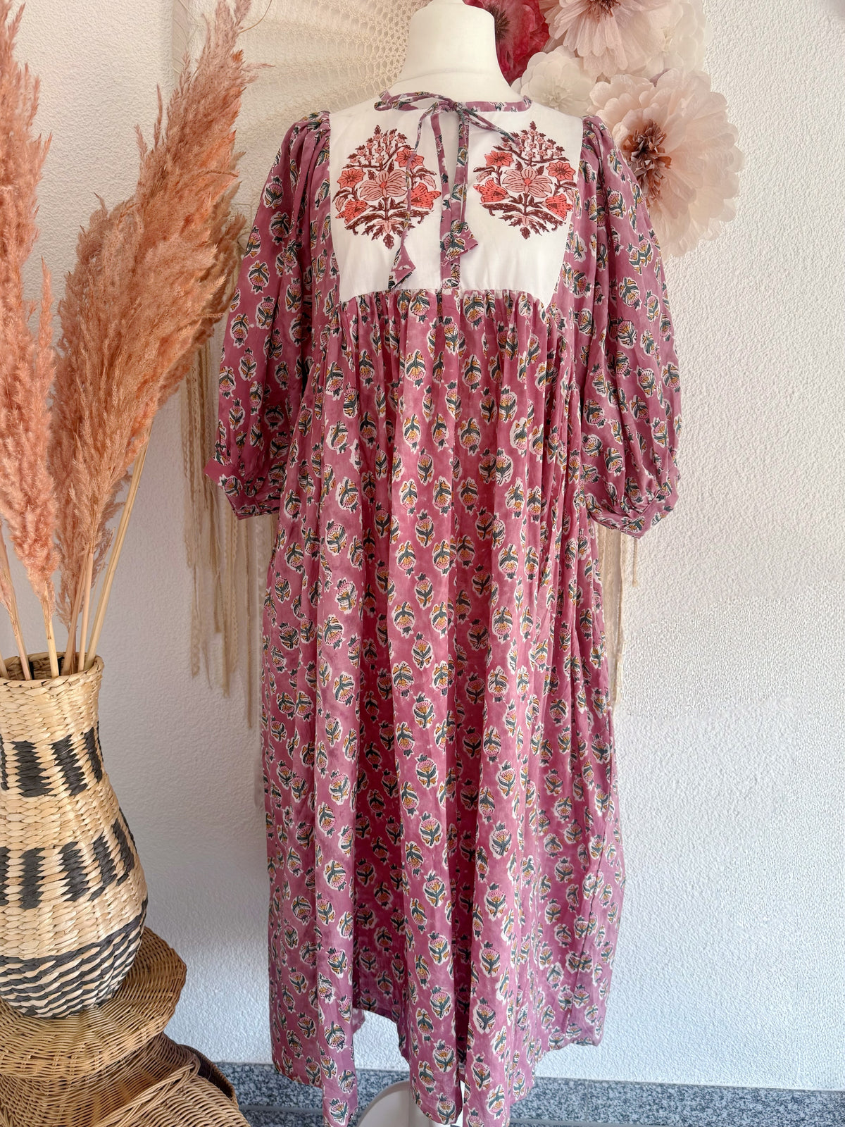 BOHO-TRAUM IM BLOCKPRINT-LOOK MODELL A - ONE SIZE -