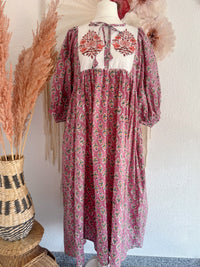 BOHO-TRAUM IM BLOCKPRINT-LOOK MODELL A - ONE SIZE -