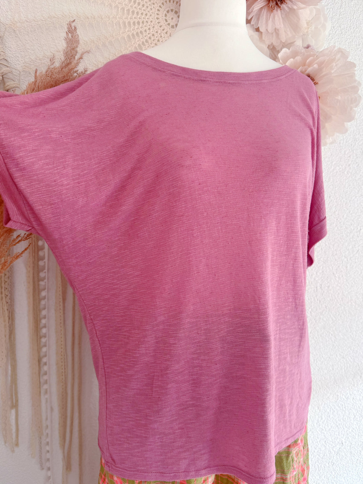 BASIC T-SHIRT IN ALTROSA - ONE SIZE -