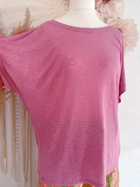 BASIC T-SHIRT IN ALTROSA - ONE SIZE -
