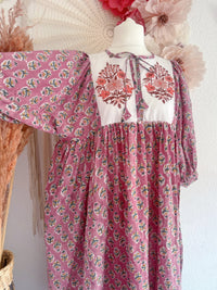 BOHO-TRAUM IM BLOCKPRINT-LOOK MODELL A - ONE SIZE -