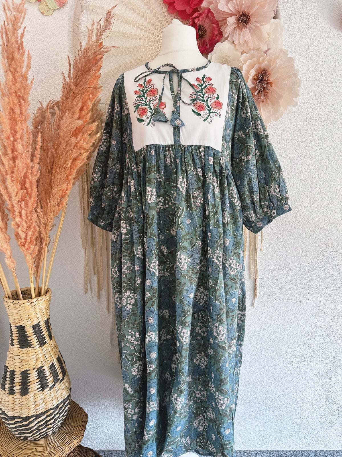 BOHO-TRAUM IM BLOCKPRINT-LOOK MODELL B - ONE SIZE -