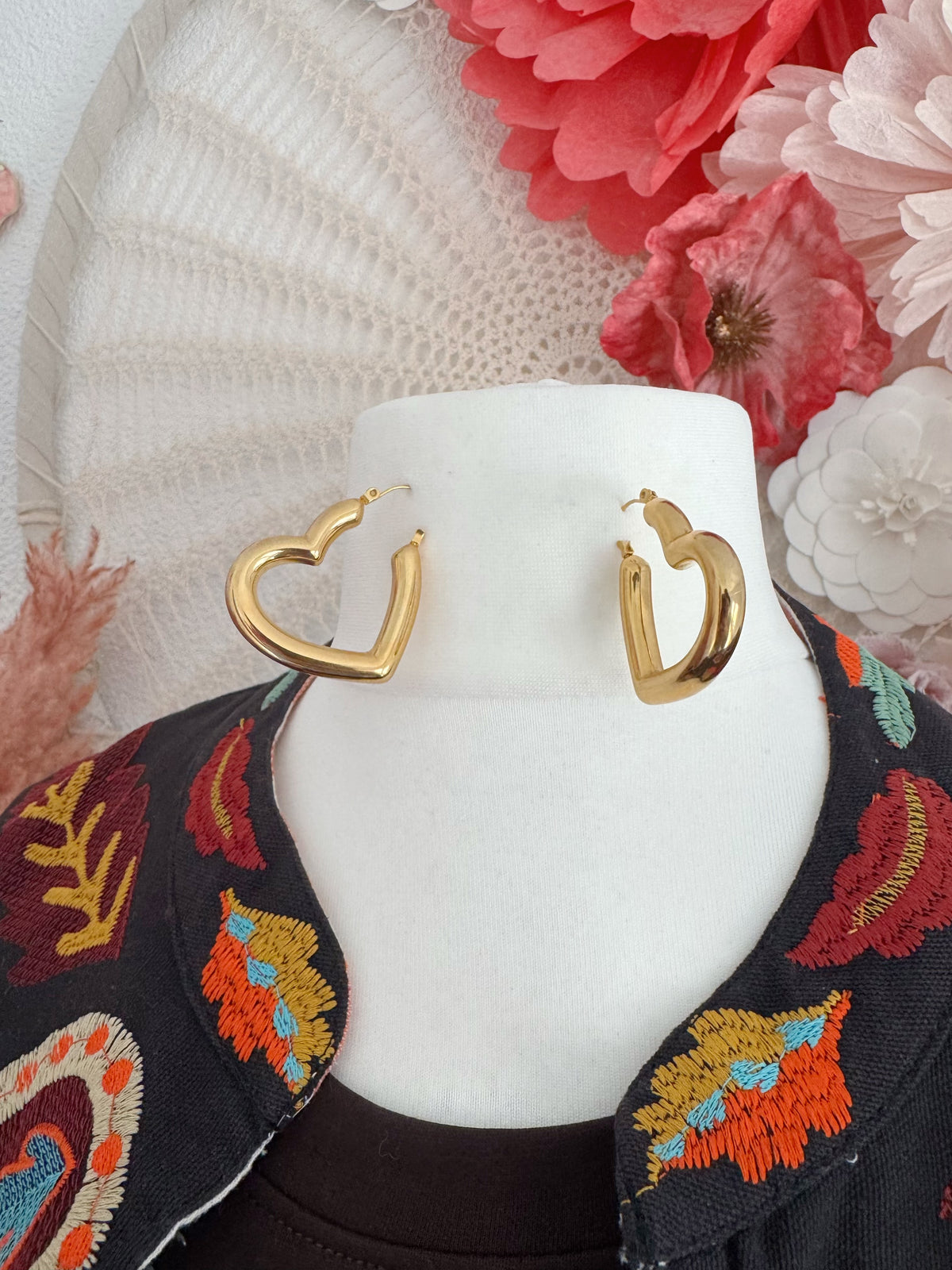 CREOLEN IN HERZFORM - GOLD -