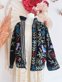 BOHOJACKE MIT STICKEREIEN - MODELL 6 - ONE SIZE -