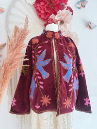 BOHOJACKE MIT STICKEREIEN - MODELL 7 - ONE SIZE -