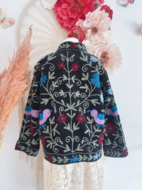 BOHOJACKE MIT STICKEREIEN - MODELL 6 - ONE SIZE -