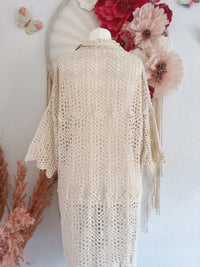 OVERSIZED CROCHETKLEID - ONE SIZE -
