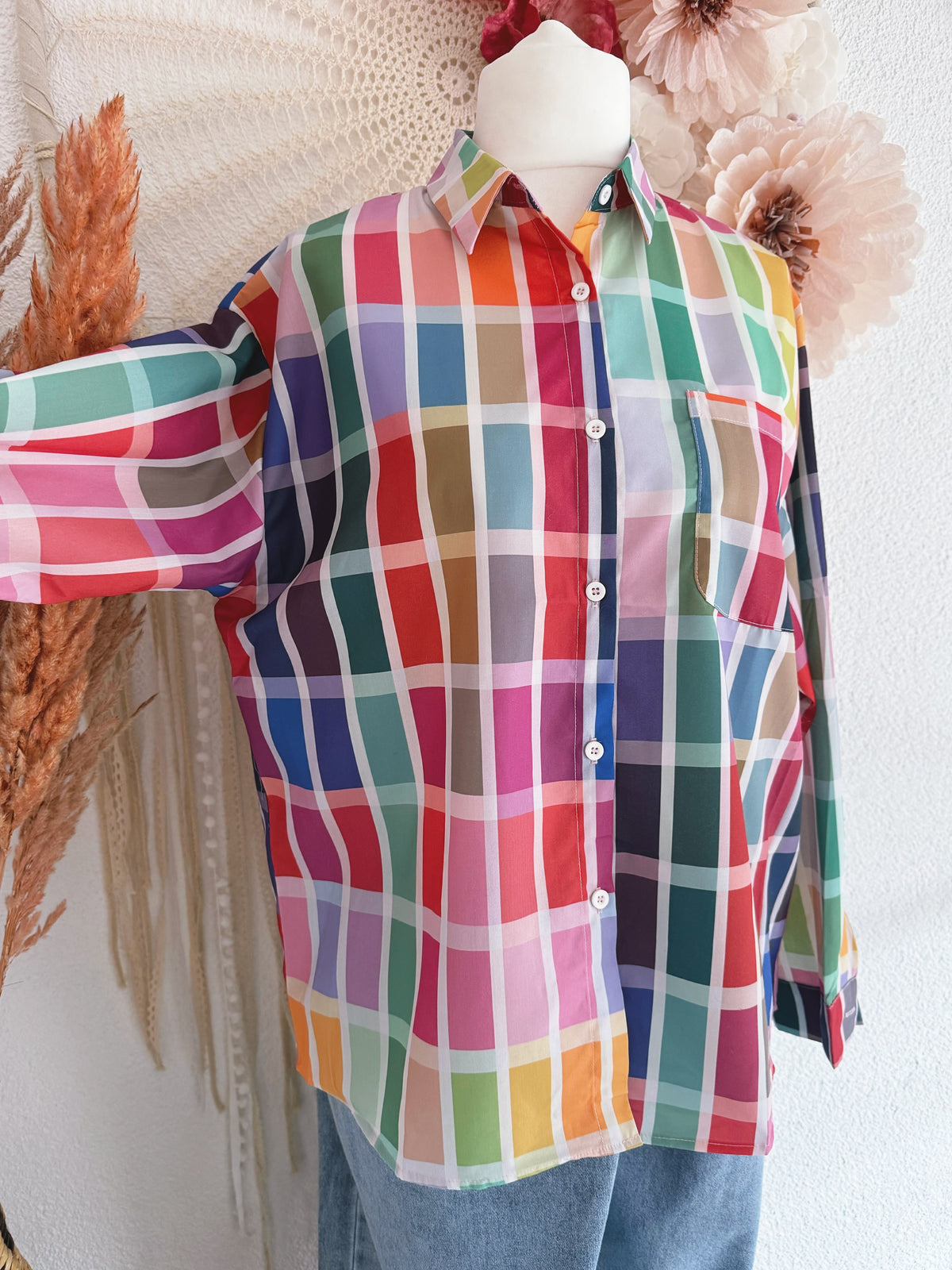 FARBENFROHES BLÜSCHEN - VERSCH. GRÖßEN -