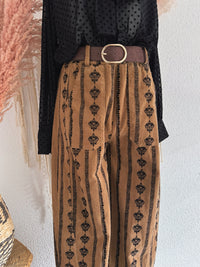 STATEMENT-CORDHOSE IM BOHOLOOK IN BRAUN - ONE SIZE -