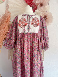 BOHO-TRAUM IM BLOCKPRINT-LOOK MODELL A - ONE SIZE -