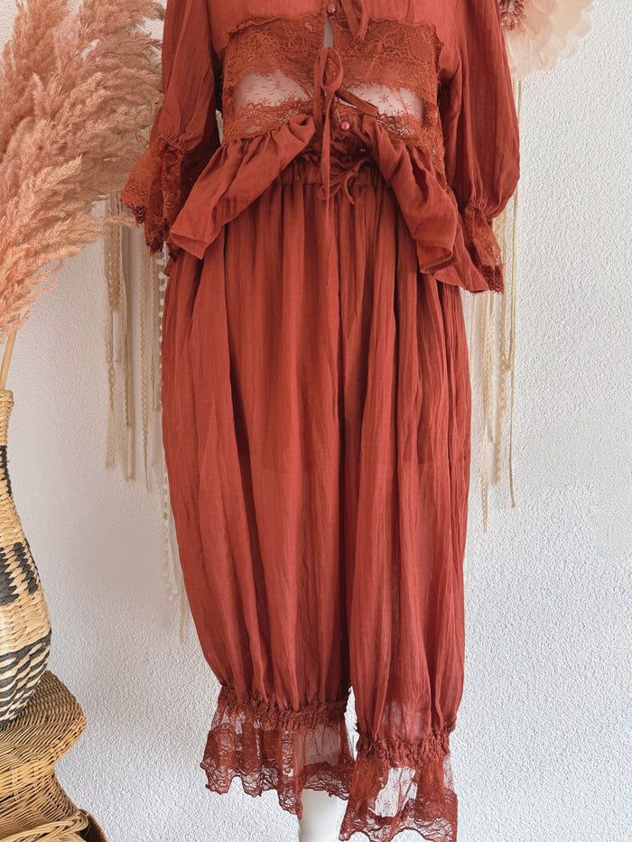 BLOOMER PANTS IN ROST - VERSCHIEDENE GRÖßEN -