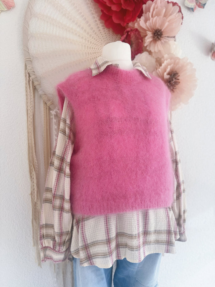 KUSCHELIGER PULLUNDER IN BUBBLE GUM PINK - ONE SIZE -