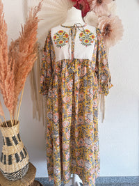 BOHO-TRAUM IM BLOCKPRINT-LOOK MODELL E - ONE SIZE -