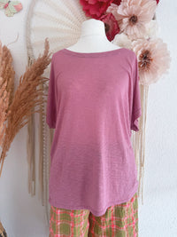 BASIC T-SHIRT IN ALTROSA - ONE SIZE -